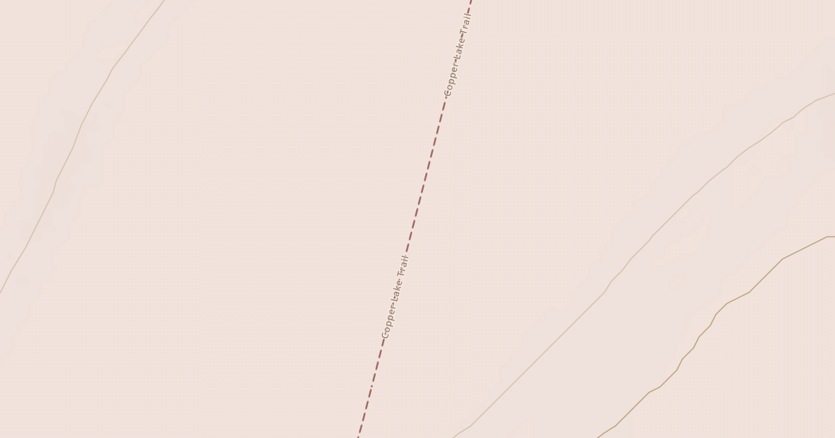 Map preview of Copper Lake Trail