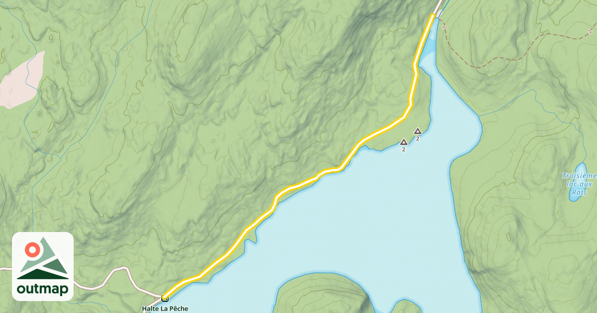 Map of 3 - Sentier National
