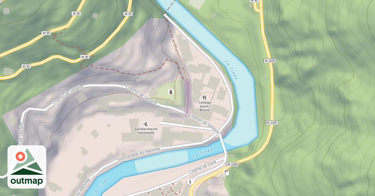 Map of Chemin des Loisirs