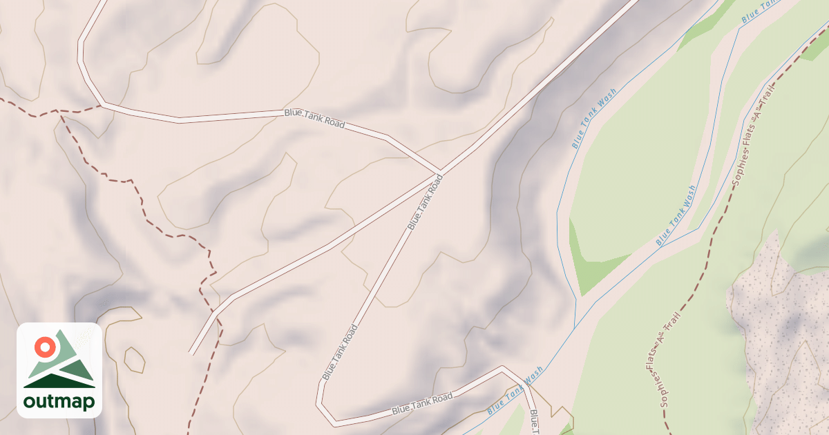 Map of BLM National GTLF Public Motorized Roads 258de9b6-e4bd-46d6-9dab-2bd0233fc3d7