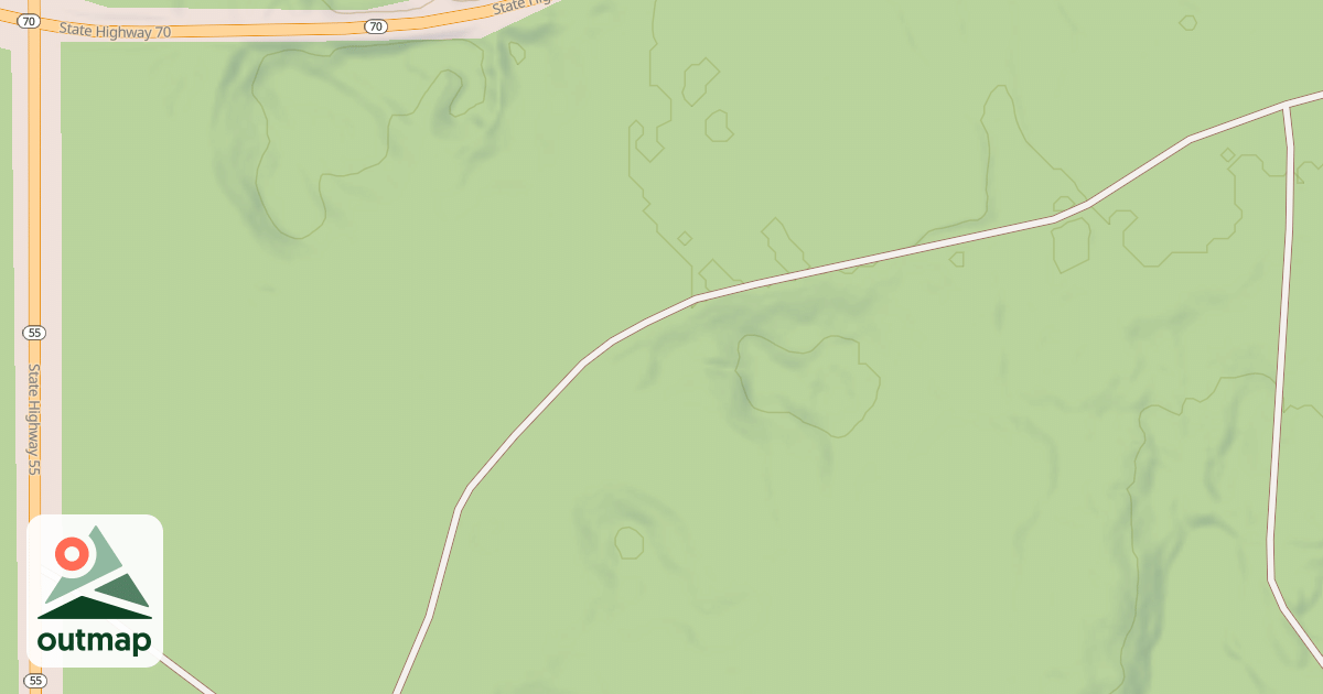 Map of Forest County Snowmobile
