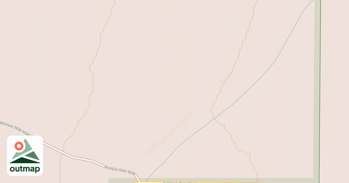 Map of Bronson Pk 5100m