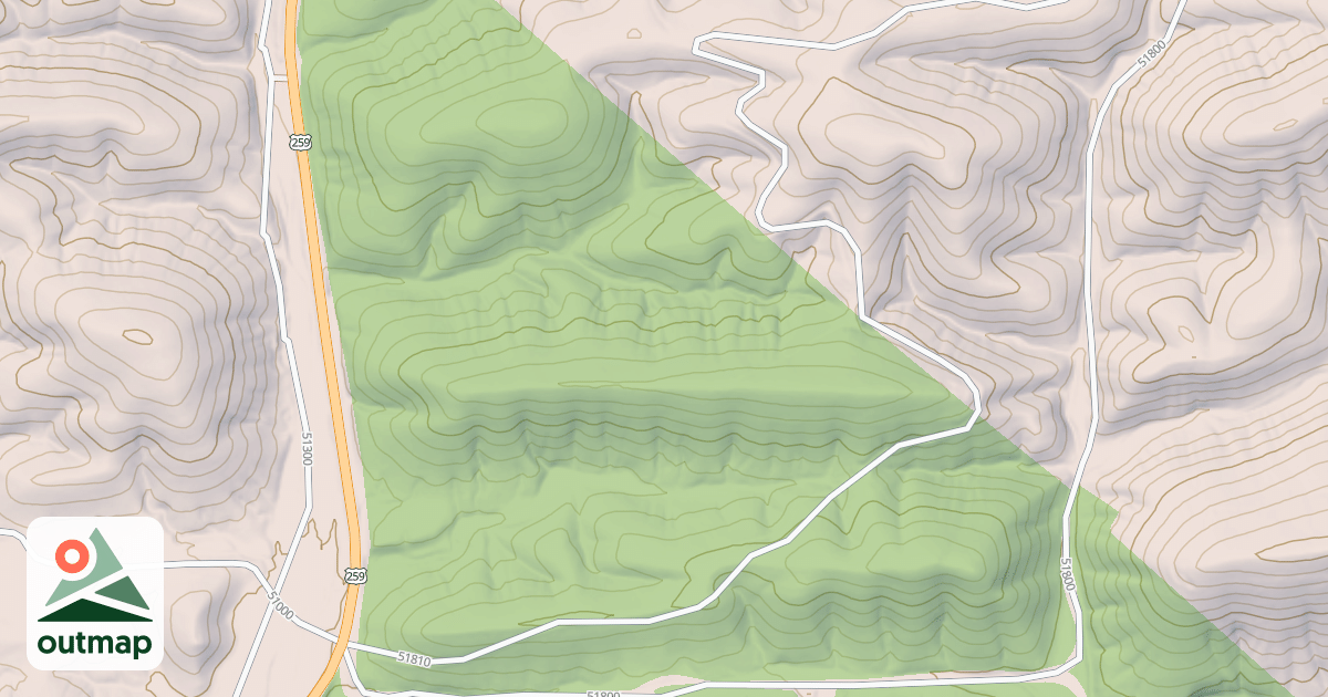 Map of USFS National Forest System Roads {CC20F95E-2931-4935-AE51-2C3899553A2E}