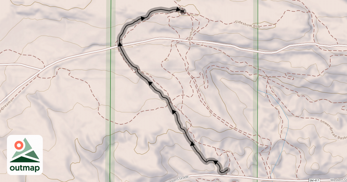 Map of Climb Trail