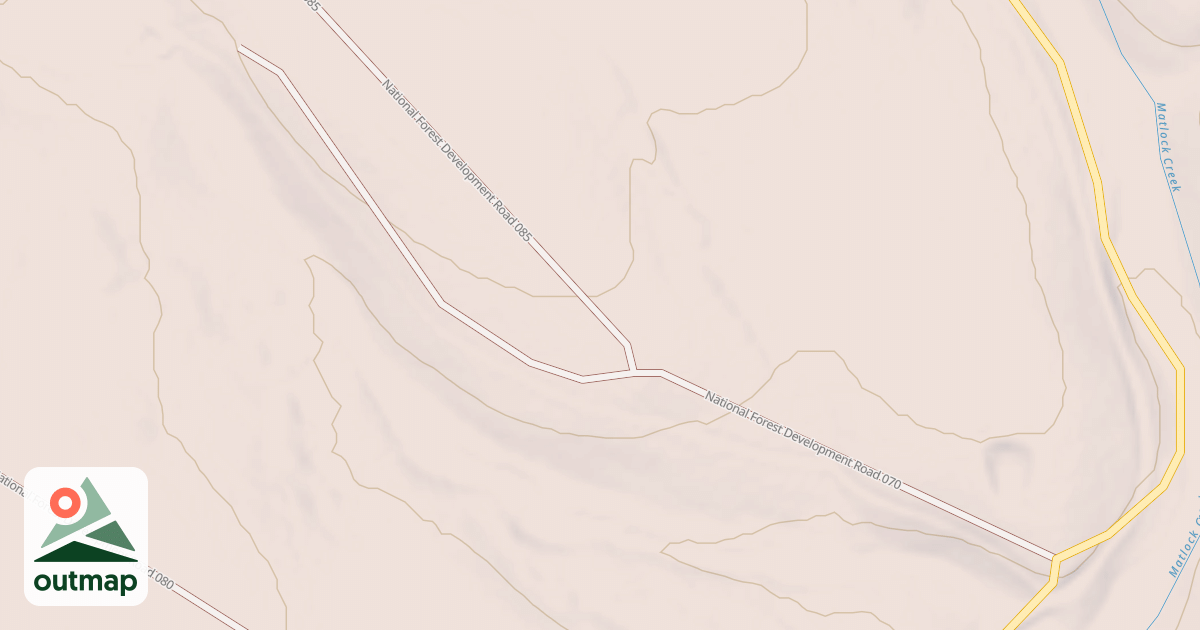 Map of USFS National Forest System Roads {F0F84246-3D21-4917-A186-57BEB83E60BF}