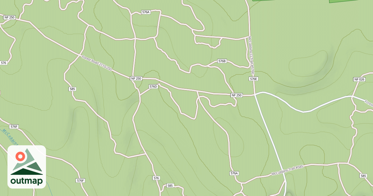 Map of USFS Motor Vehicle Use Map Trails 10444