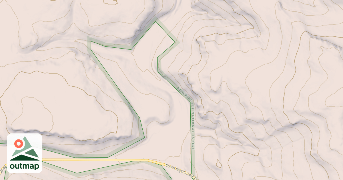 Map of CLAYTON DRAW