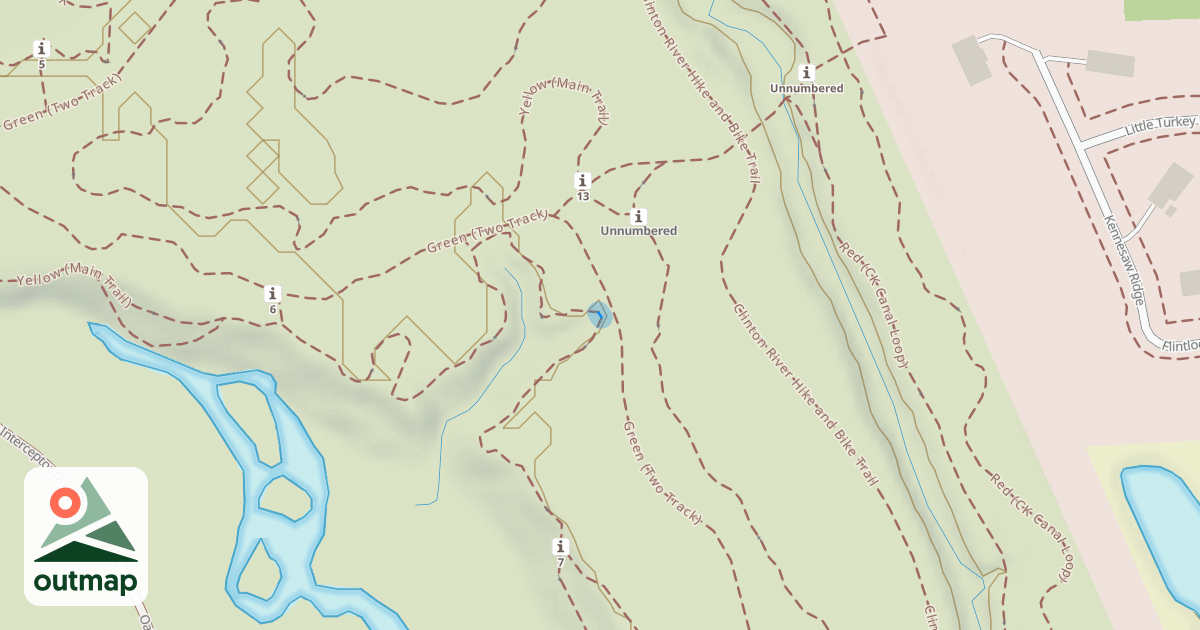 Map of Yellow (Main Trail)