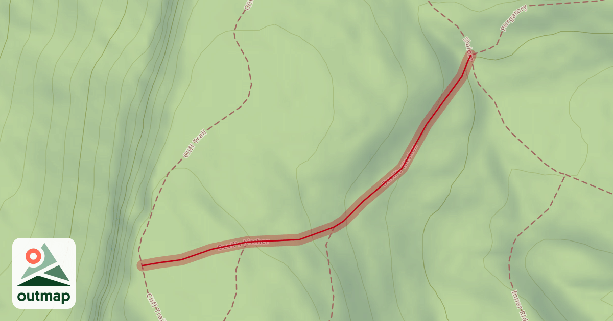 Map of Devil's Kitchen