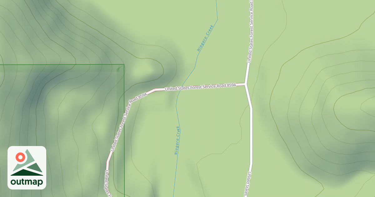 Map of BRIDGE RIDGE