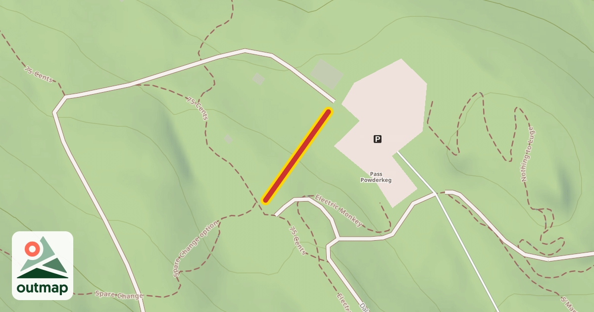 Map of Rope Tow