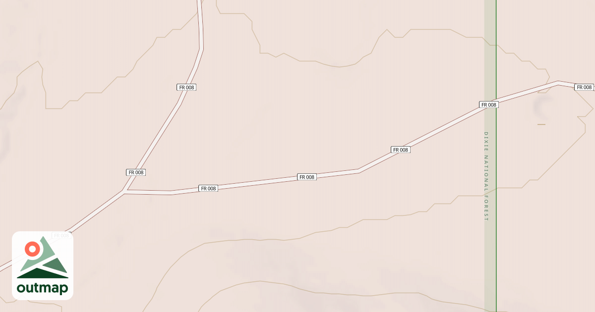 Map of USFS Motor Vehicle Use Map Roads {A3BB3D21-96FA-445A-A2FD-8E2B08091685}