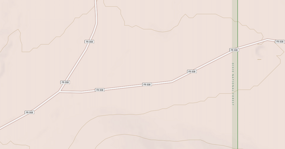 Map preview of USFS Motor Vehicle Use Map Roads {A3BB3D21-96FA-445A-A2FD-8E2B08091685}