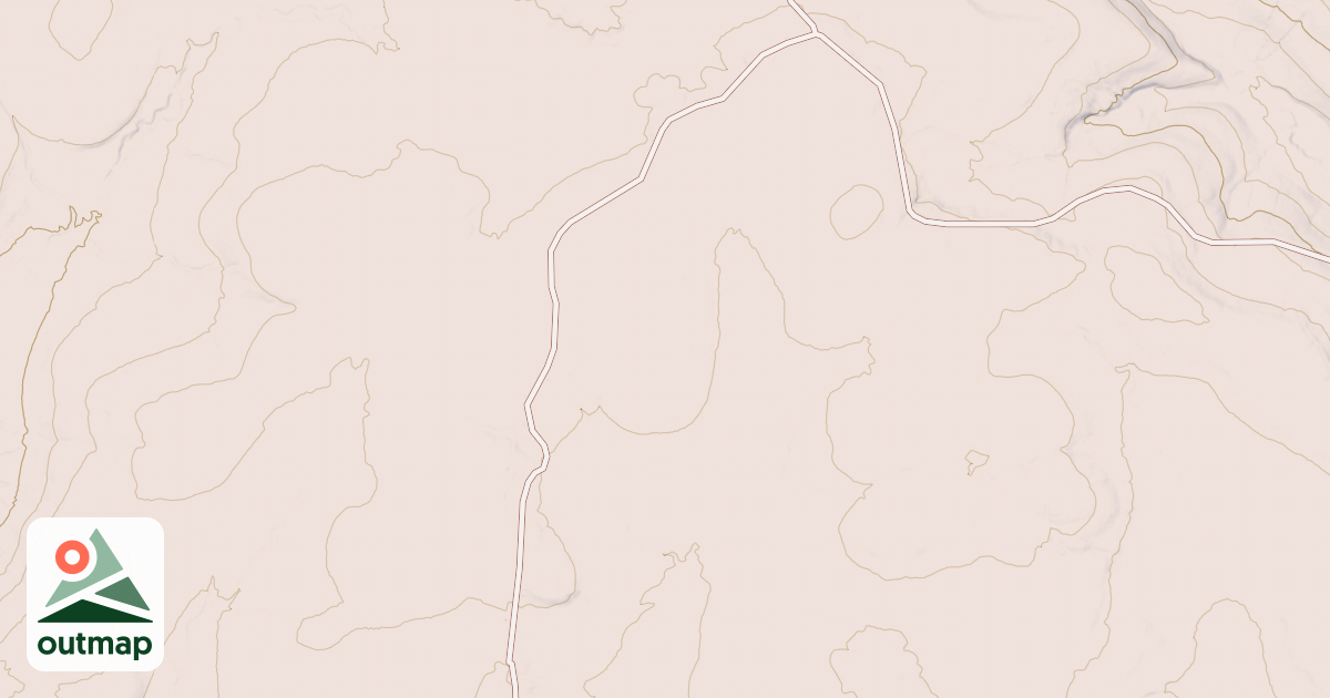 Map of RED MILL RUN - B