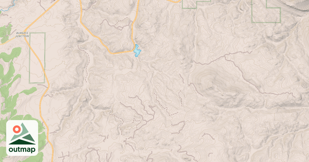 Map of BLACK MOUNTAIN