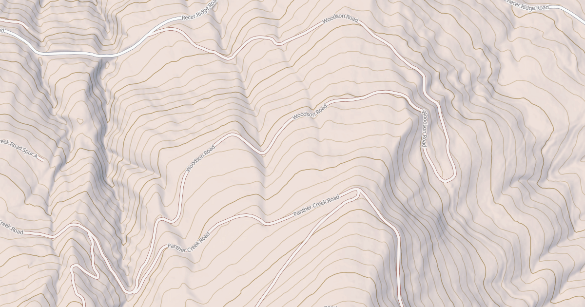 Map preview of WOODSON