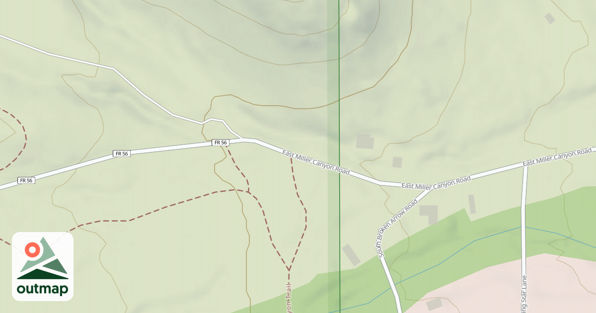 Map of MILLER CANYON