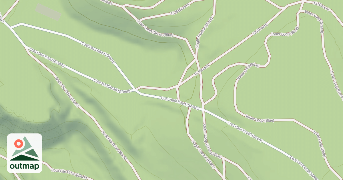 Map of Rock Run ATV Trails