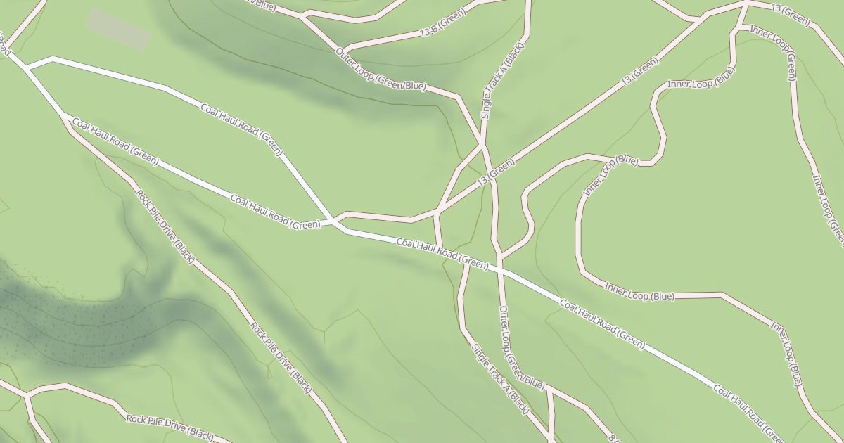 Map preview of Rock Run ATV Trails