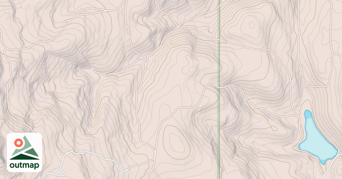 Map of MILES CANYON