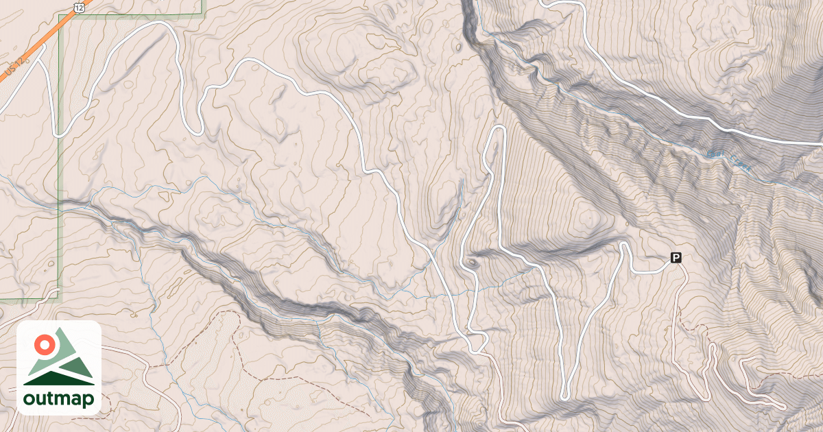 Map of LAKE CREEK