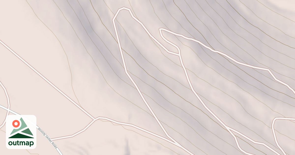 Map of Bloody Skillet ATV Trail