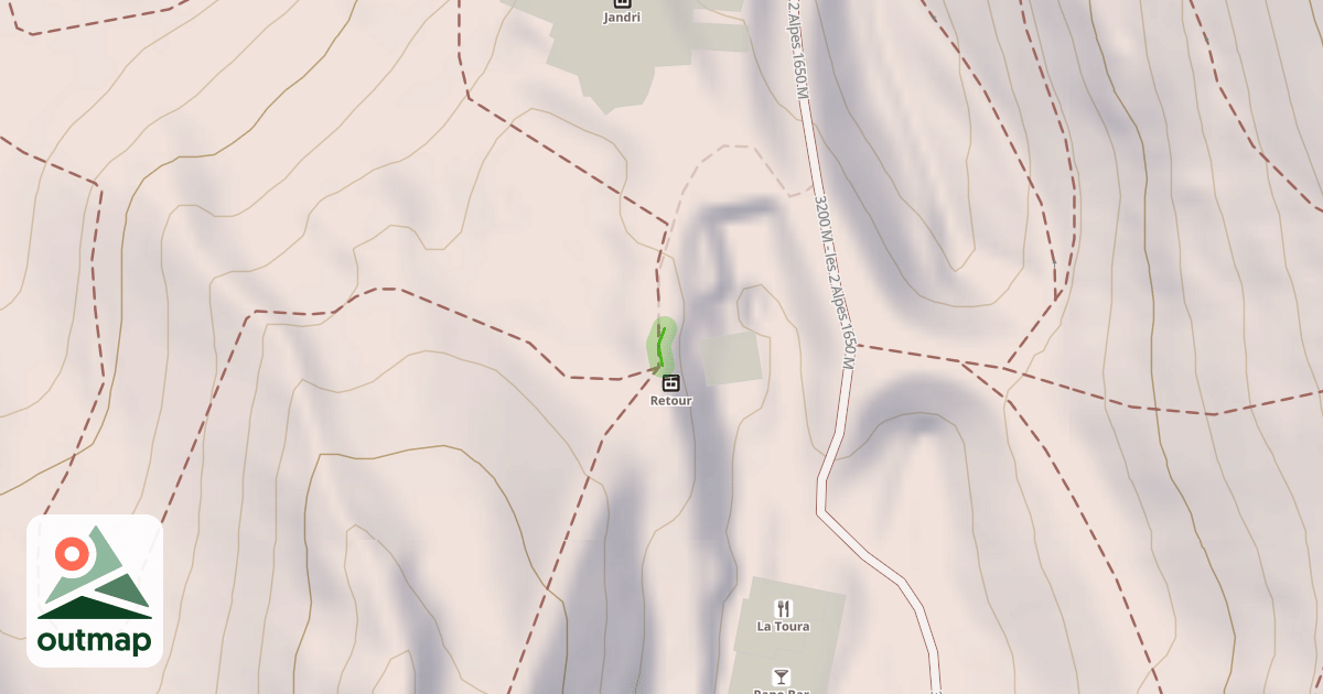 Map of Accès Tourra 2600