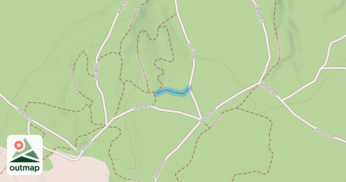 Map of Newt's Ridge