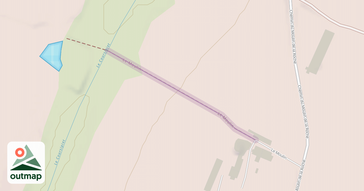 Map of Le Moulin