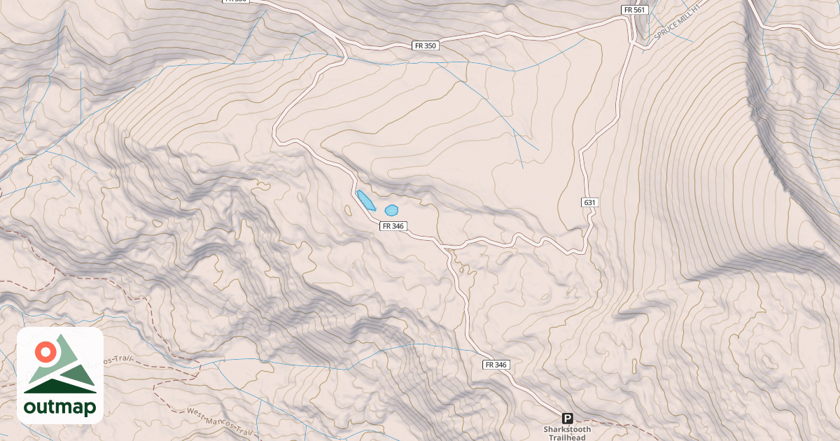 Map of TWIN LAKES
