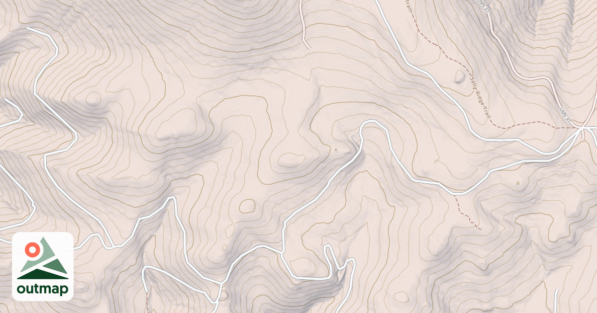 Map of BUTTE RIDGE
