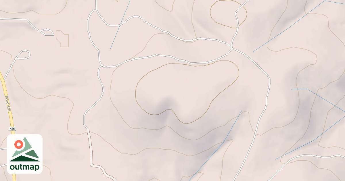 Map of BROKEN SHOVEL MINE A SPUR