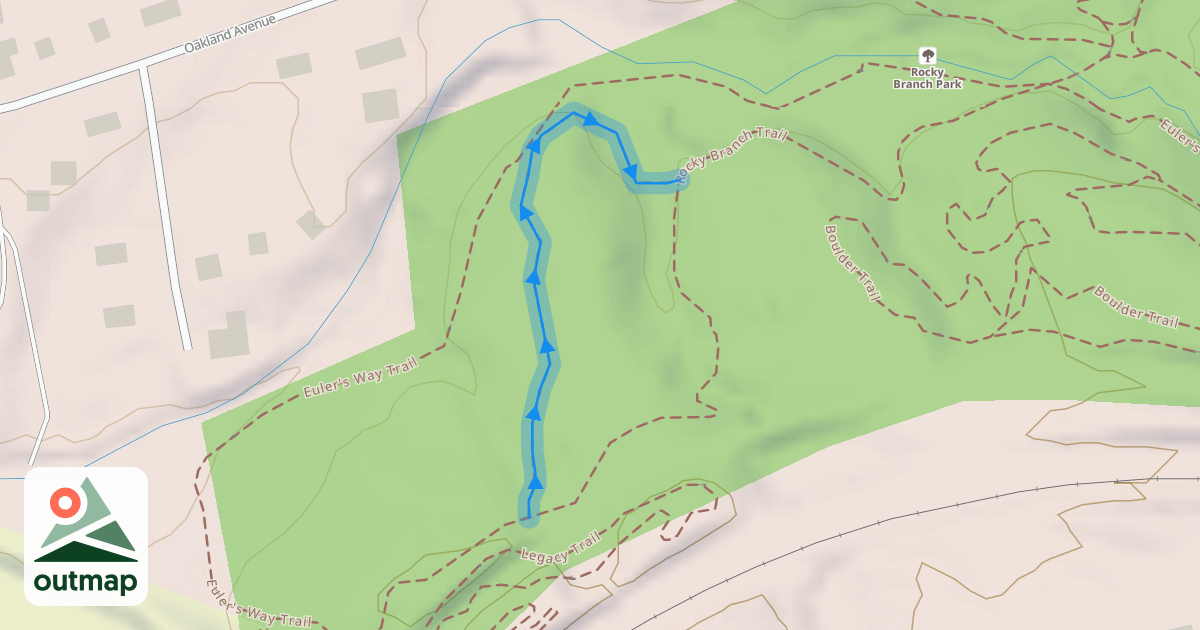 Map of Euler's Way Trail