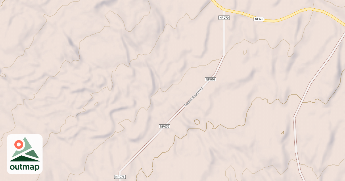 Map of USFS Motor Vehicle Use Map Trails 17987