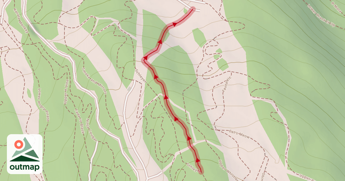 Map of Upper Joyride