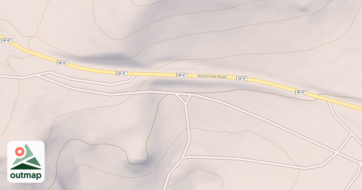 Map of Radar Hill OHV Trails