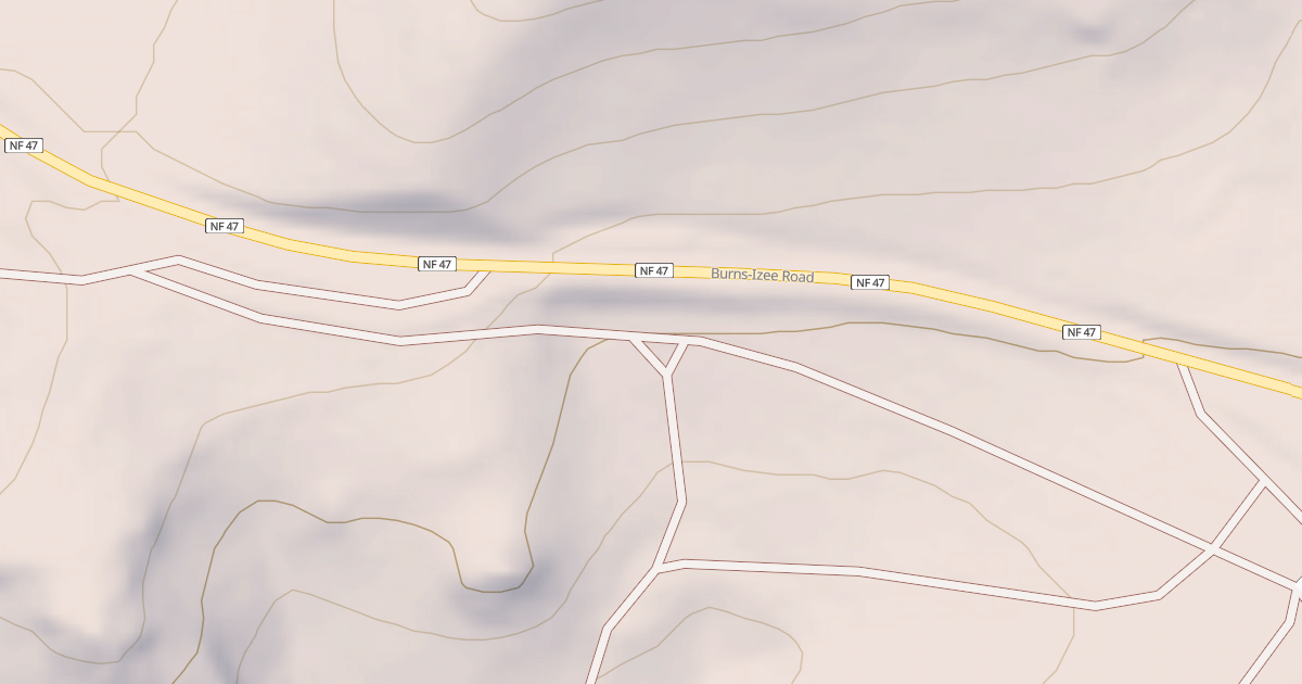 Map preview of Radar Hill OHV Trails