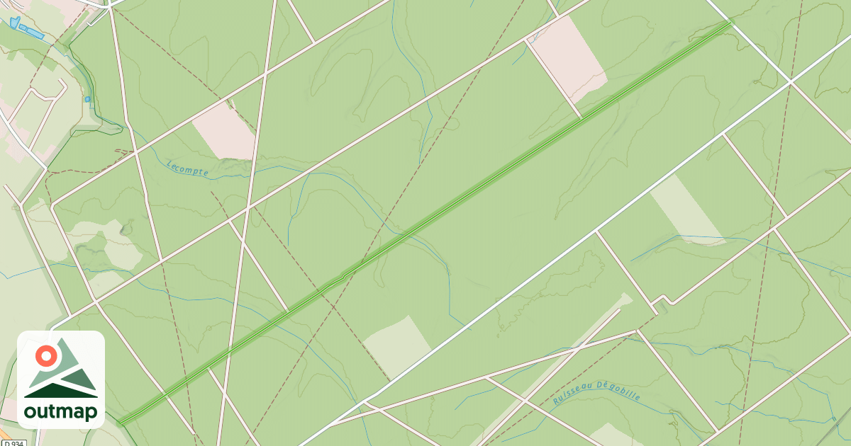 Map of Route du Mont Carmel