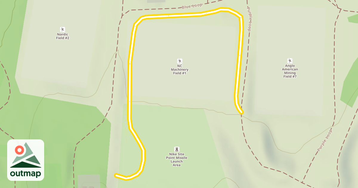 Map of Blue Loop