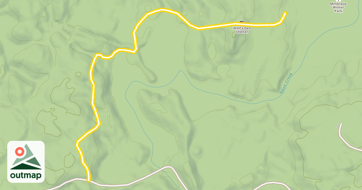 Map of Beaver Pond