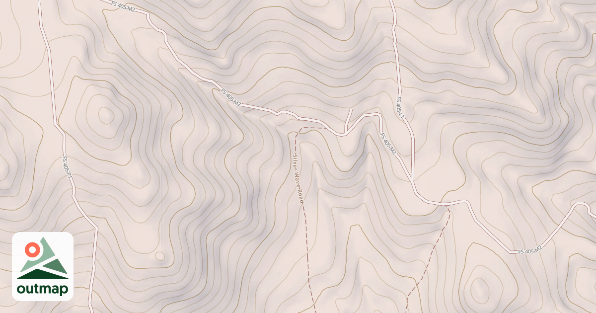 Map of MERREL SPRINGS