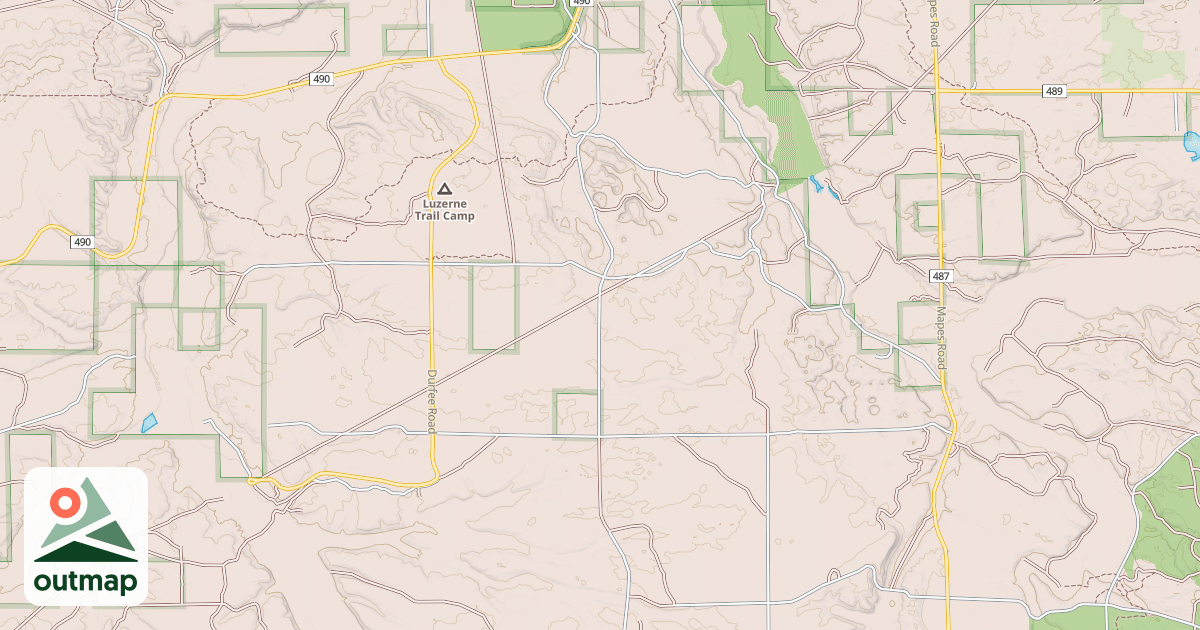 Map of DEETER