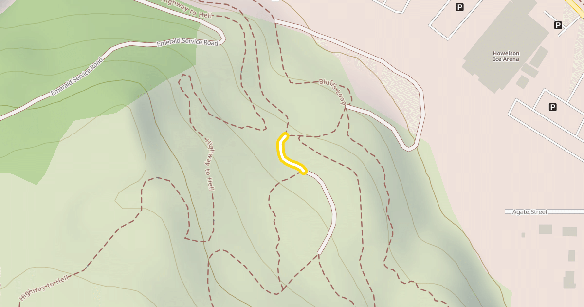 Map preview of Lupine Trail