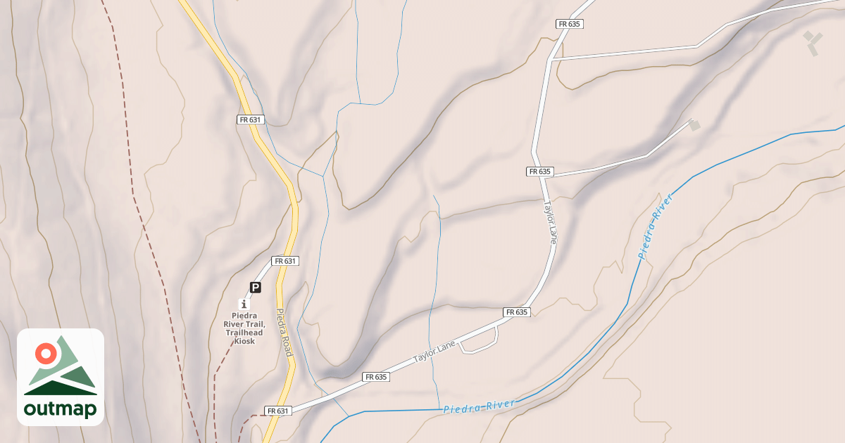 Map of PIEDRA ALTERNATE
