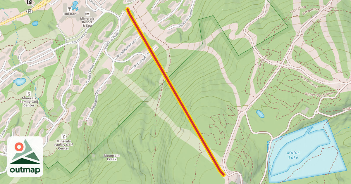 Map of Granite Peak Quad