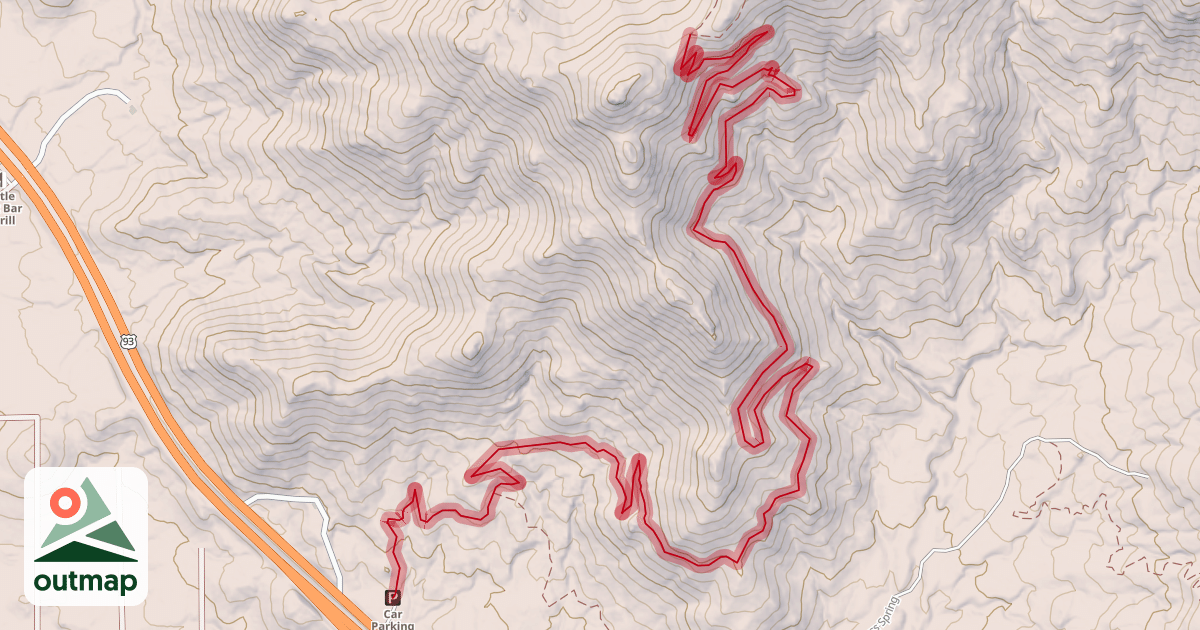 Map of Badger Trail