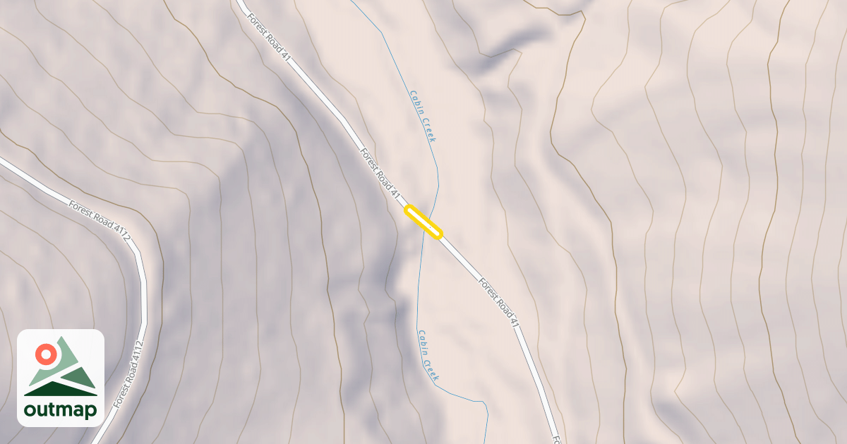 Map of Forest Road 41