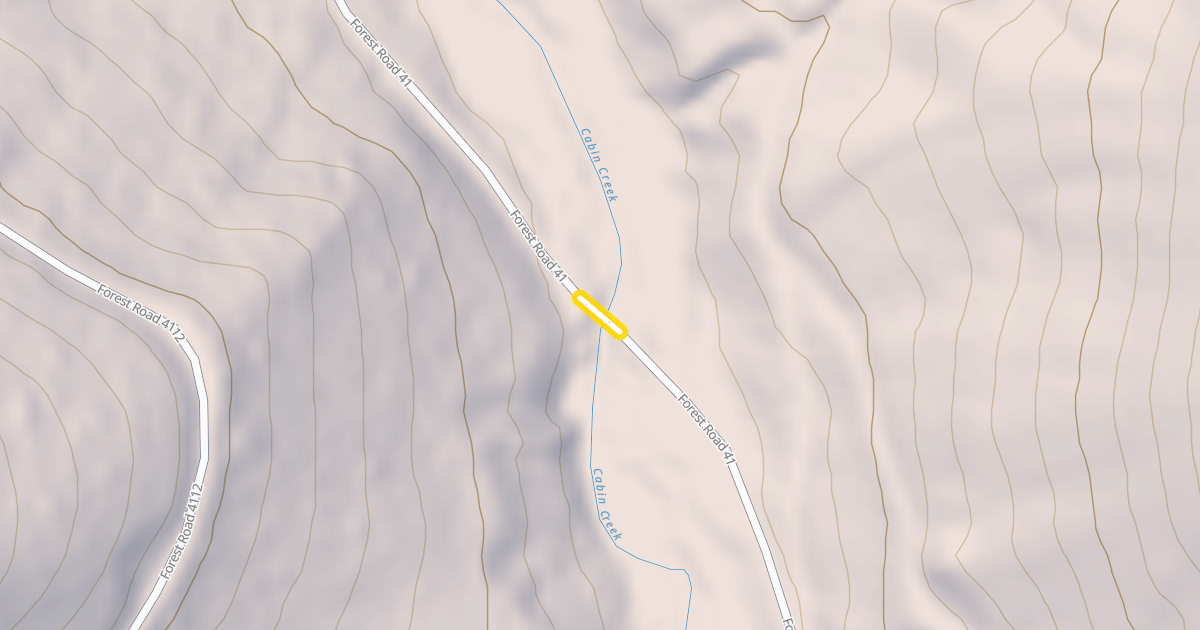 Map preview of Forest Road 41