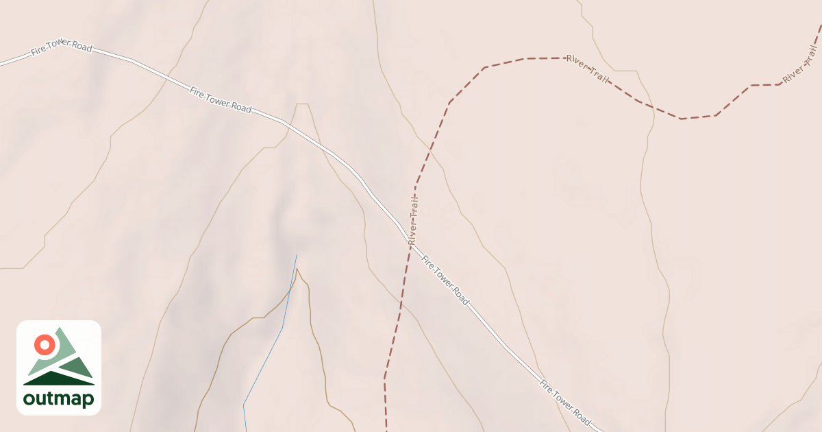 Map of Cook Forest State Park Trails