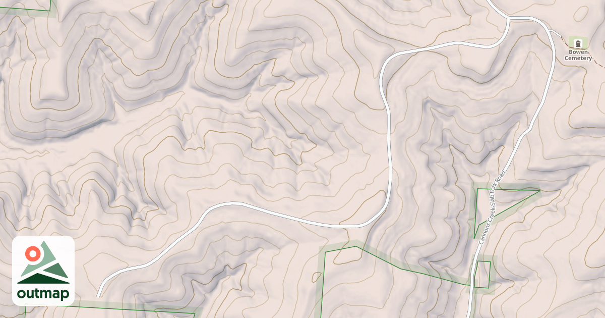 Map of IR BOWEN CEMETERY